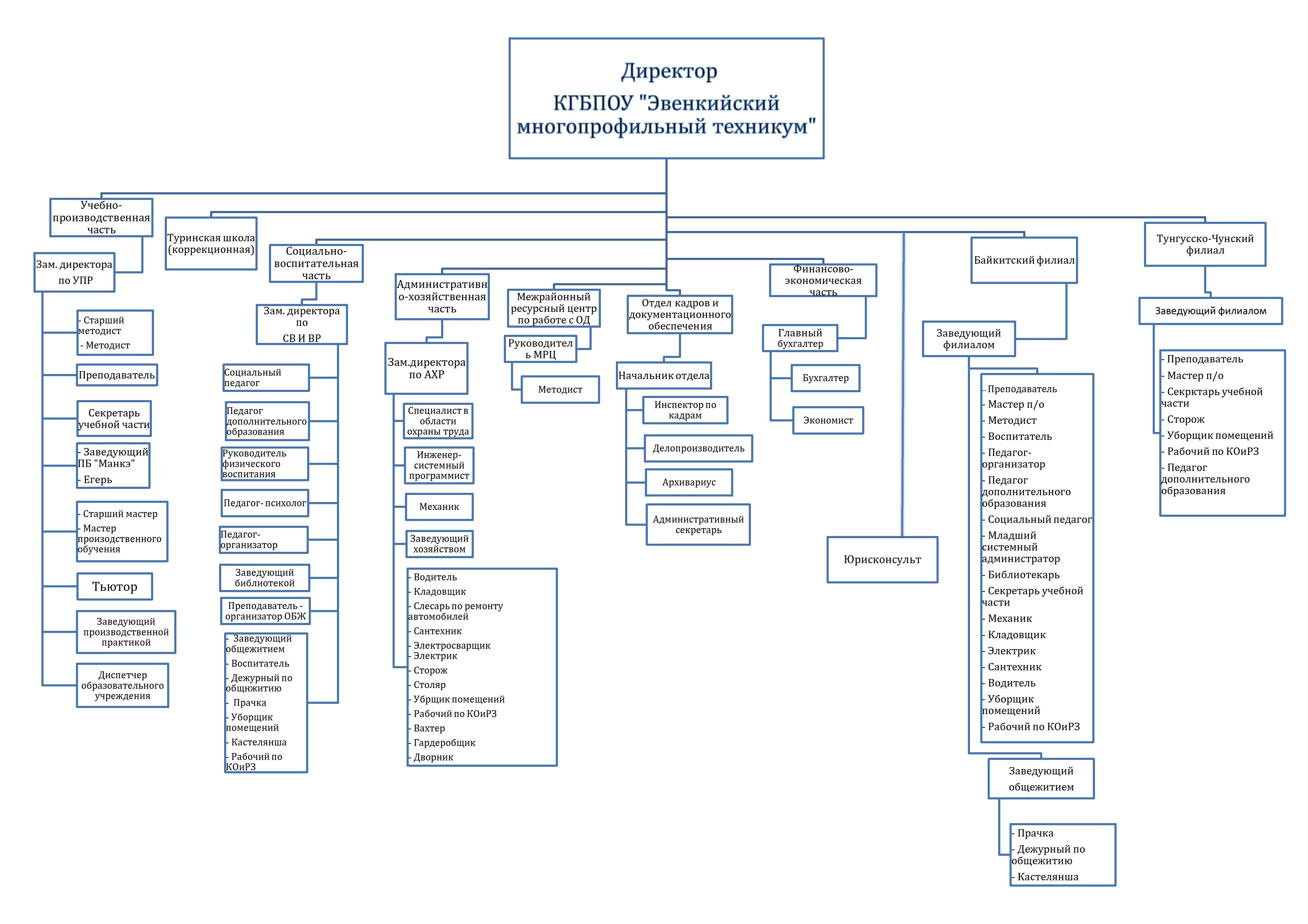 Структура и органы управления образовательной организацией